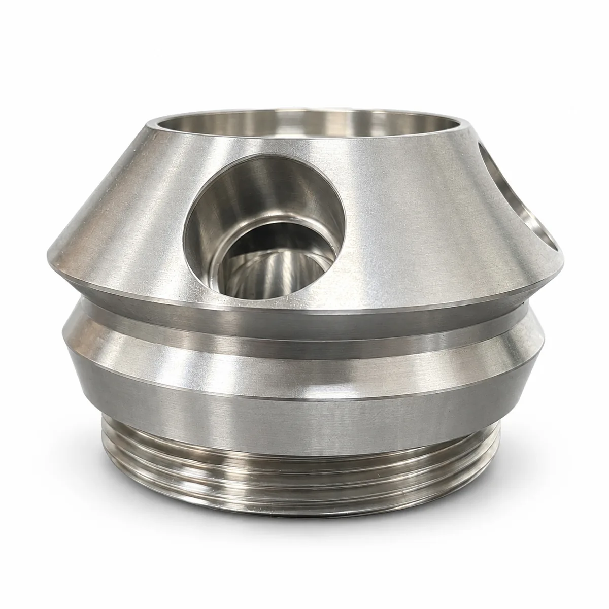 Machined housing